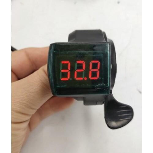 Thumb Finger Shifter Throttle With Digital Display Accelerator 12-120v Universal For Electric Bike Scooter Tricycle VL Indicator