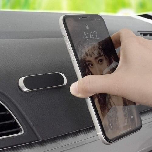 Household Magnetic Suction Car Phone Bracket Creative Car Magnetic Air Outlet Car Metal Magnet Bracket DROPSHIPPING