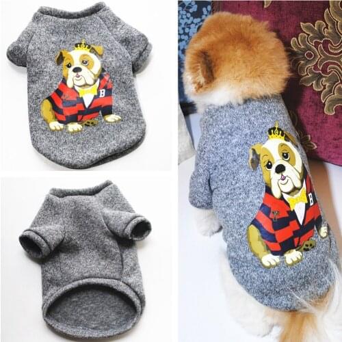 New Arrival Dog Hoodie Pet Dog Clothes For Dogs Coat Jacket Wool Ropa Perro French Bulldog Clothing For Dogs Pets Clothing Pug