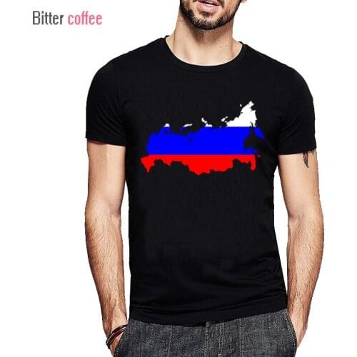 NEW Mens Moscow Map Of Russia Printing Center Tops Tee Shirts Leisure Time Summer Casual Cotton Novelty T-shirt XS-XXL