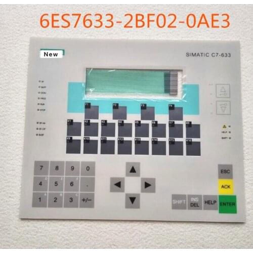 NEW 6ES7633-2BF02-0AE3 C7-633 6ES7 633-2BF02-0AE3 HMI PLC Membrane Switch keypad keyboard