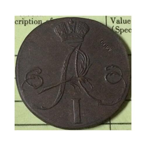 Wholesale 1802 russian coins 2 Kopeks copy 100% coper manufacturing