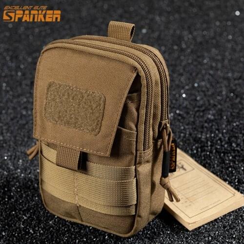 EXCELLENT ELITE SPANKER Tactical Waist Pouch Molle Sports Waist Bag Tool Pocket Phone Money Keys Pouch For Running Bags