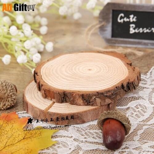 Pastoral Pine Chips As Photography Background Shooting Props Diameter 6-7 cm Nature Pine Wood Chip Polished Base Handmade Craft