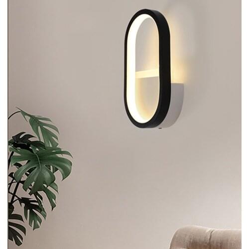 Bedroom Bedside LED Wall Lamp 12W Warm Lighing Gentle Light Home Decoration 85-265V LED Wall Light For Living Room Rest Room