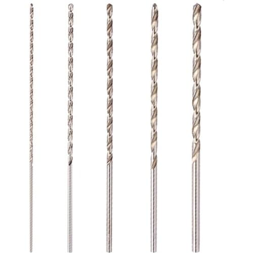 HSS Extended Straight Shank Twist Drill 160mm 2-5mm Straight Shank Auger Drilling Bit Mini Wood Metal Drilling Tool