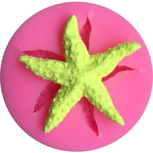 Starfish Cooking Tool Wedding Decoration Tools Silicone Mould Baking Fondant Sugar Craft DIY Cake Candy