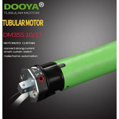 Original Dooya Tubular Motor 220V 50MHZ DM35S For Motorized Rolling Blinds compatible with main voltage switch