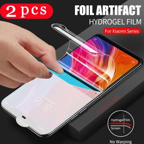 2Pcs soft full cover for xiaomi redmi S2 5A 6A 4X note 6 5 pro protective film Not Glass hydrogel film phone screen protector