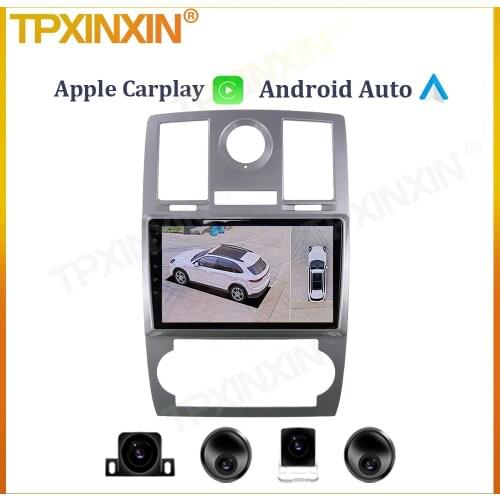 6+128G For Chrysler 300C Jeep Dodge 2004-2014 Android 10 Car Stereo Multimedia Player GPS Navigation Head Unit Radio IPS Screen