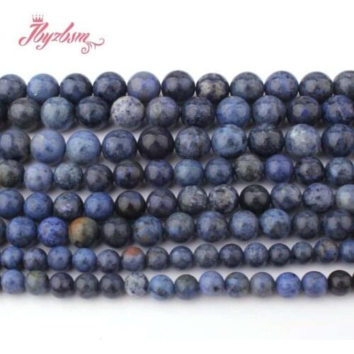 6,8,10mm Smooth Round Beads Ball Blue Mutil-Color Jaspers Agates Stone Beads For Necklace Jewelry Making 15" Free Shipping DIY
