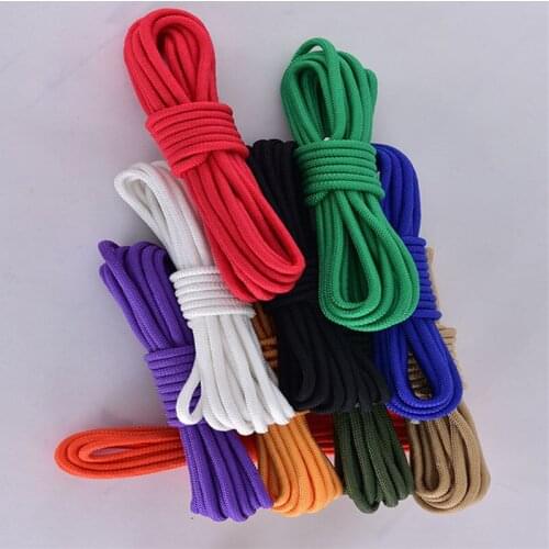 8mm Solid Soft Bundled Nylon Rope Hand-Woven Trucks Tied Decorate Cord Braid Wear-Resistant Polyester String Cuerda De Poliester