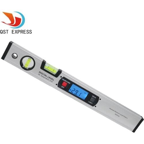 Digital Angle Finder Level 360 Degree Range Spirit Level Upright Inclinometer Protractor Ruler