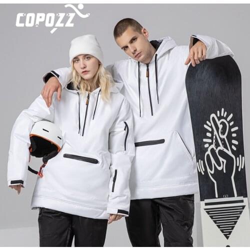 Copozz Breathable Men Women Ski Jacket Ski Pants Winter Warm Windproof Waterproof Outdoor Sports Snowboard Ski Coat Trousers