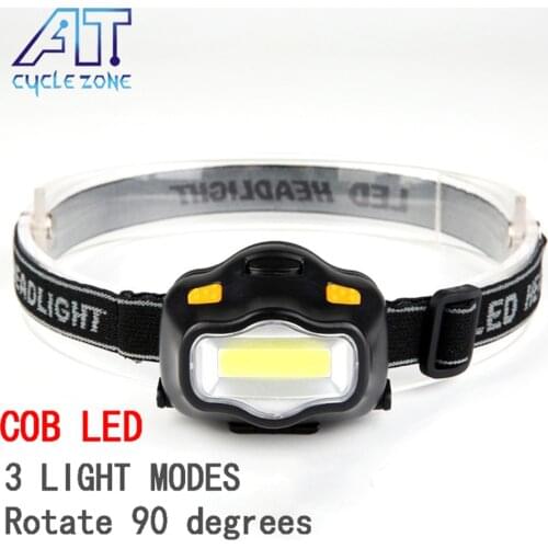 COB mini Headlamp 3 Mode lightweight Waterproof LED Head light Travel mini hike Headlight AAA battery Camping Head lamp Headlamp