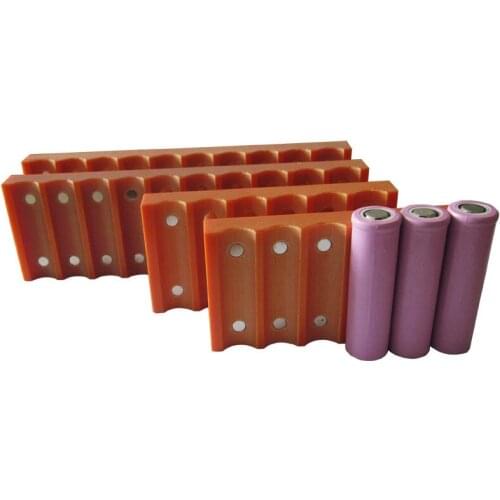 New 18650 battery fixture Single row Strong magnet attraction fixture For 18650 batteries spot welding fixture