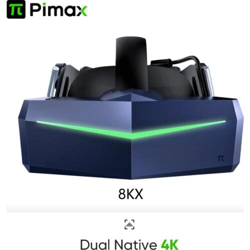 Pimax Vision 8KX VR Headset Virtual Reality Glasses 3D Helmet for PC HD 7680*2160 Support SteamVR Oculus Home