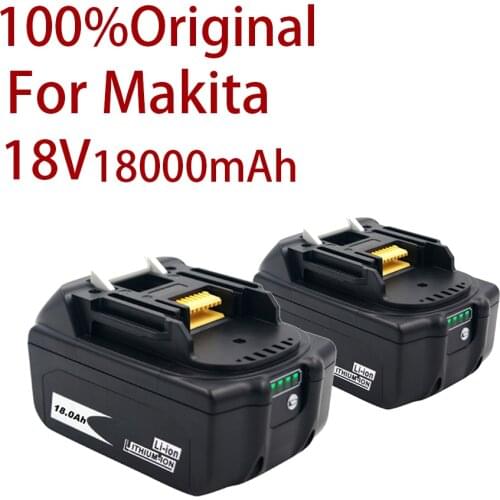 2021 For Makita 18V 18000mAh 18.0Ah Rechargeable Power Tools Battery with LED Li-ion Replacement LXT BL1860B BL1860 BL1850