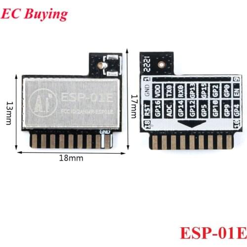 ESP-01 ESP-01E ESP8285 Serial Port to WiFi Wireless Module ESP8266 Transparent Transmission UART IIC I2C SPI Interface