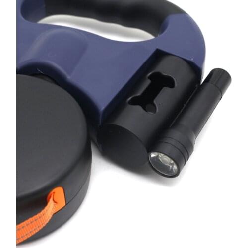 Dog Pet Dog 360 Degree Rotation With Reflective Ribbons Dogs Leash Leads Retractable Pet Dog Double Lead Leash Dual