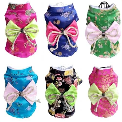 On Sale Clearance Dog Cat Kimono Pet Clothing Japanese Kimono Cat Costume Princess Coat Spring Autumn Chihuahua Pet Porducts