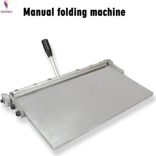Manual edge folding machine multi-function 14 inch leather wallet handbag with plastic flanging machine manual folding tools