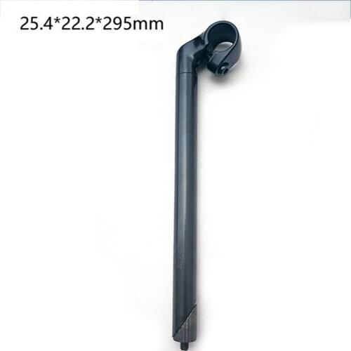 Aluminum Gooseneck Stem Dead Speed Retro Riser Faucet Bicycle Head 25.4/22.2MM Gooseneck Stem Retro Standpipe Bicycle Goose Head