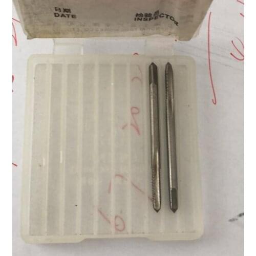 High Speed Steel 3 Flutes H2 M3 Metric Thread Plug Taper Pipe Tap 2PCS