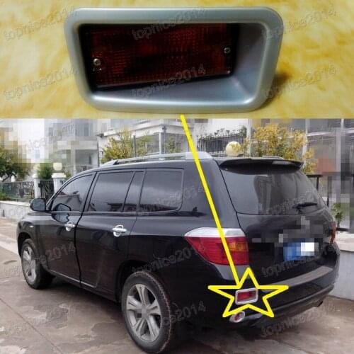 1pcs Rear Bumper Fog Light Tail Fog Lamp 81590-0F030-C0 For Toyota Highlander 2009 2010