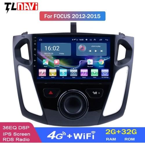 4G LTE 2G RAM 9 Inch Android 10 Car DVD Multimedia GPS Navigation System For Ford Focus 2012-2015