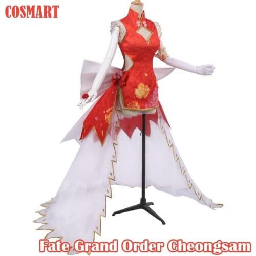 Anime Fate Grand Order FGO Nero Cosplay Costume Cheongsam Halloween Suit For Women Outfit New