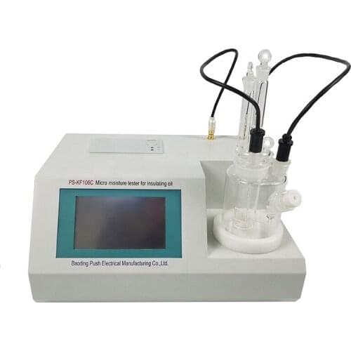 Auto coulometric Karl Fischer Titrator Insulation Oil Moisture Content Analysis Meter