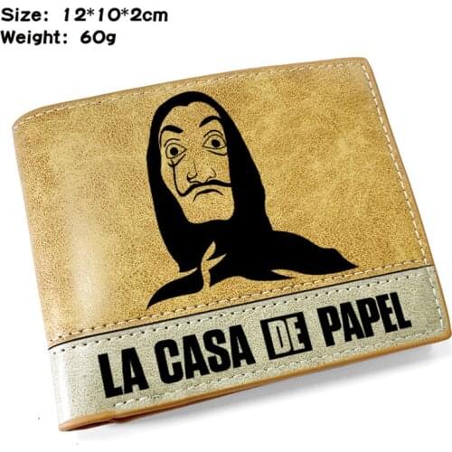 The Paper House La Casa De Papel Wallet Coin Pocket Card Holder Purse Men Women Fans Money Bag Birthday New Year Gift
