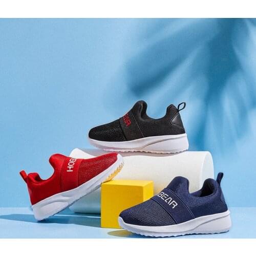 Children Sneakers For Boys New Slip On Kids Sport Shoes Mesh Breathable Running Shoes Girls Light Outdoor School Casual Footwear