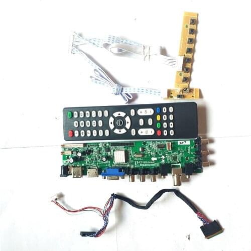 For BT101IW01/BT101IW02/BT101 HDMI-Compatible VGA USB TV 3663 1024*600 LVDS 40Pin DVB digital universal LCD Controller board