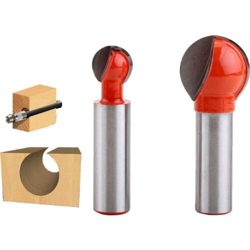 1pc 12mm Shank Round Carving Bit router bit woodworking router bits carbide bit Woodworking cutter Tenon Cutter for Woodworking