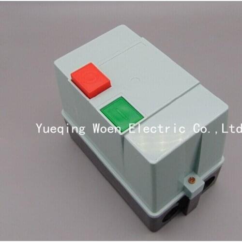 Magnetic starter QCX5-25 Plastic case Motor start switch QCX2-25 Motor protector 25A