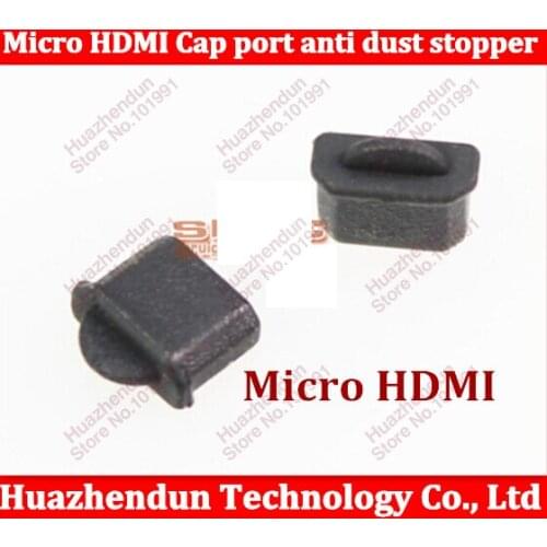 500pcs/lot Brand New Micro HDMI Cap port anti dust stopper Protector Plug cover Free shipping