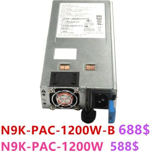 New PSU For Cisco Nexus9000 1200W/650W Power Supply N9K-PAC-1200W-B N9K-PAC-1200W N9K-PAC-650W-B N9K-PAC-650W