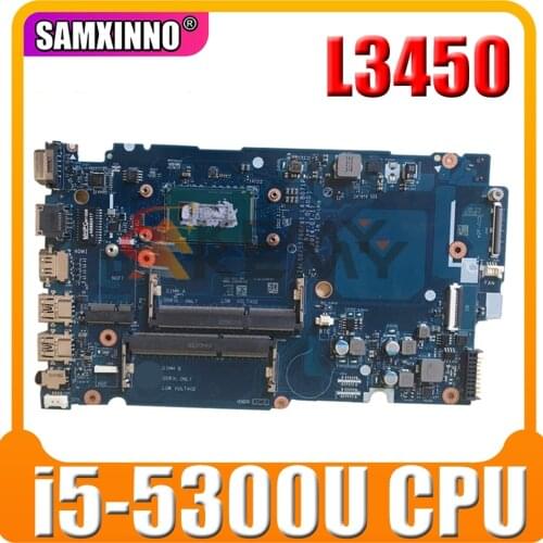 Original Laptop motherboard For DELL Latitude L3450 i5-5300U Mainboard CN-0TTRPW 0TTRPW LA-B071P SR23X DDR3