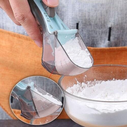 Adjustable Measuring Spoon Measuring Scoop Portable Metering Spoon Multi-functional Measuring Spoon Tools Kitchen Accessories