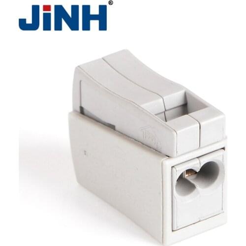 Gray Universal Compact Wire lighting ConnectorCMK-112 24A Terminal Block single strand hard wire connectors