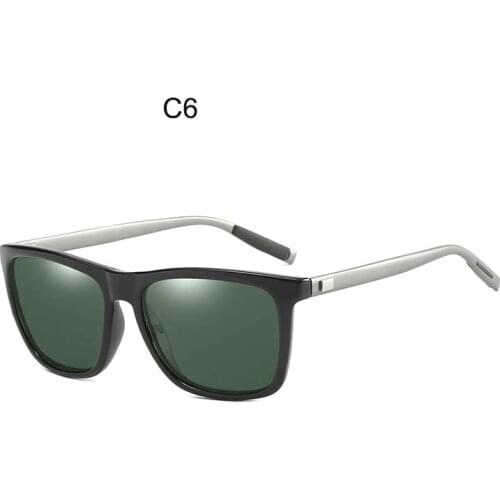 Sunglasses Polarized 2020 Aluminum Magnesium high quality uv400 Rectangle men women Square sun glasses