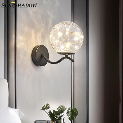 Modern Led Wall Light Black&Gold Creative Wall Lamp for Bedroom Living room Living room Kitchen Bedside Light Wall Lamp110V 220V