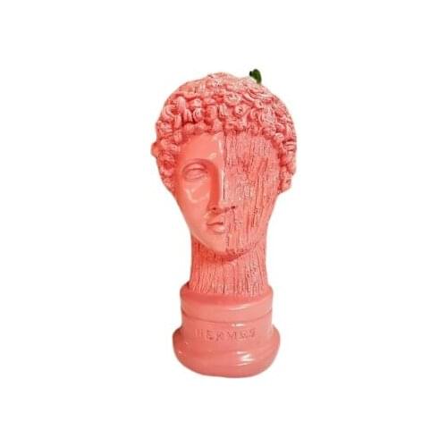 EU HOME DECORATION AROSE PINK HERMES BÜST HOME OFFICE DECOR