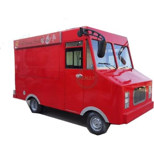 Outdoor Street Donut Fast Food Mobile Food Cart Truck for With Cooking Equipment Trucks Hot Dog and Kitchen for Sale