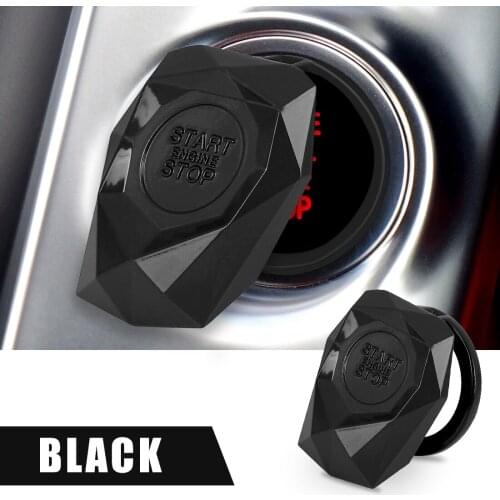 Uxcell 2 Pcs 6 Colors Universal Car Engine START Button Replace Cover STOP Switch Accessories Key Protective Cover