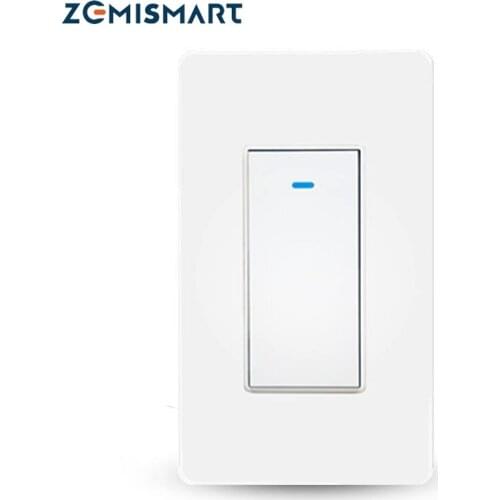 Zemismart Tuya WiFi 2 Way Smart Switch, Single-Pole Smart Light Switch Alexa Google Home Control No Hub