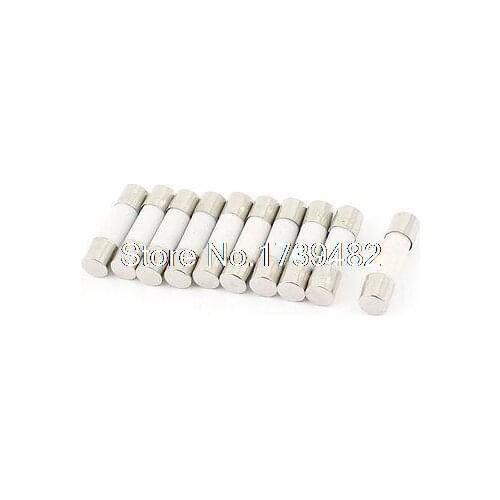 10 Pcs 250V 8Amp Fast Acting Ceramic Fuses Tubes 5mm x 20mm