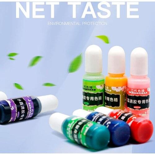 12 Pcs/set DIY Handmade Crystal Epoxy Pigment UV Oily Resin Dye Coloring